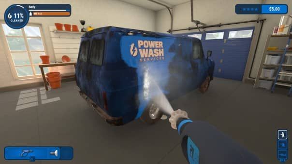 High-pressure water cleaning